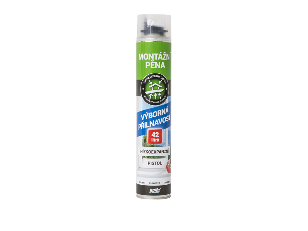 PREPÁROVAŤ | Pena pištoľová, nízkoexpanzná, GUTTAFOAM