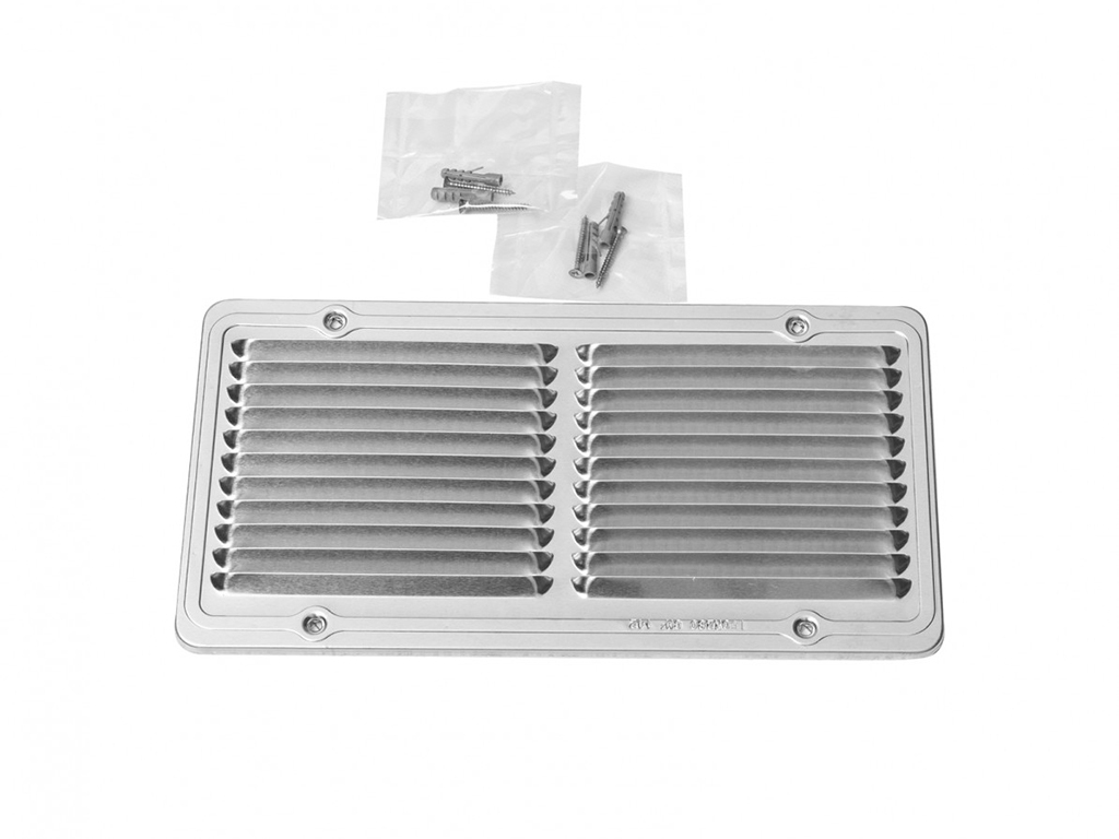 Mriežka ventilačná hranatá, hliníková, GUTTA