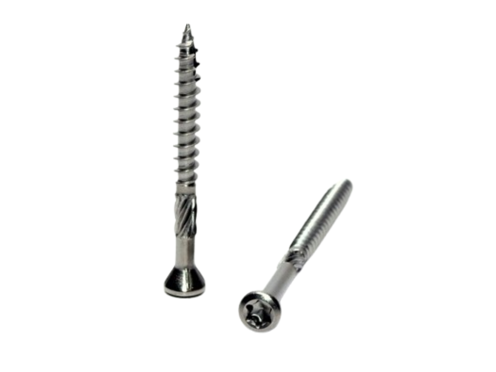 Vrut terasový, nerez oceľ AISI 410, torx drážka, zápustná malá hlava