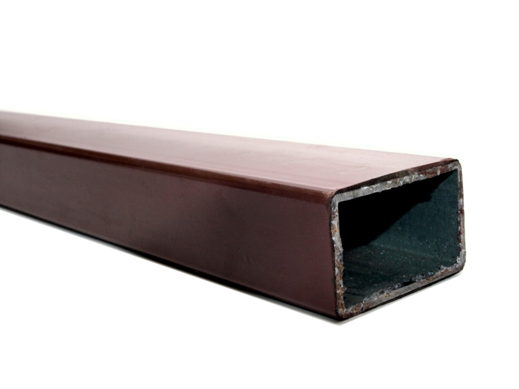 Jekel poplastovaný a pozinkovaný 50 x 30 x 1,8 mm, farba hnedá