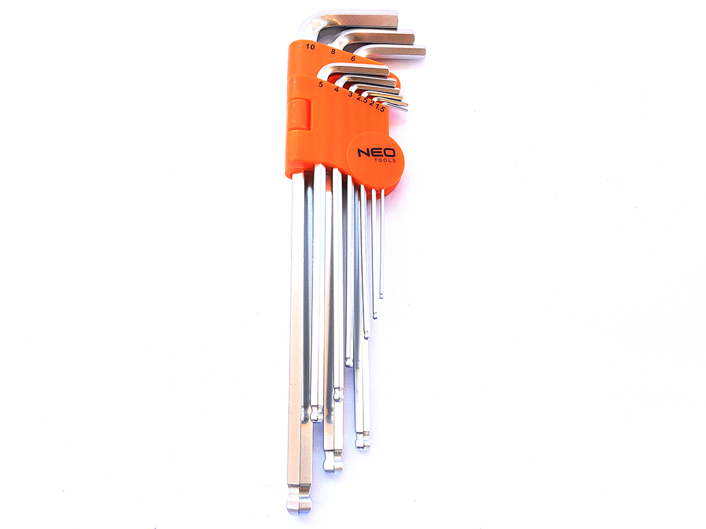 Sada magnetických imbusových klíčů s kuličkou, NEO tools