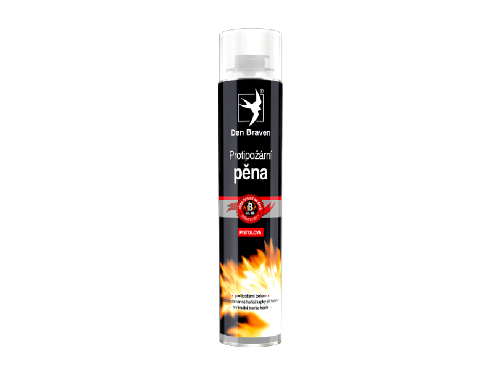 Pena trubičková, protipožiarna Pyrocryl, Den Braven