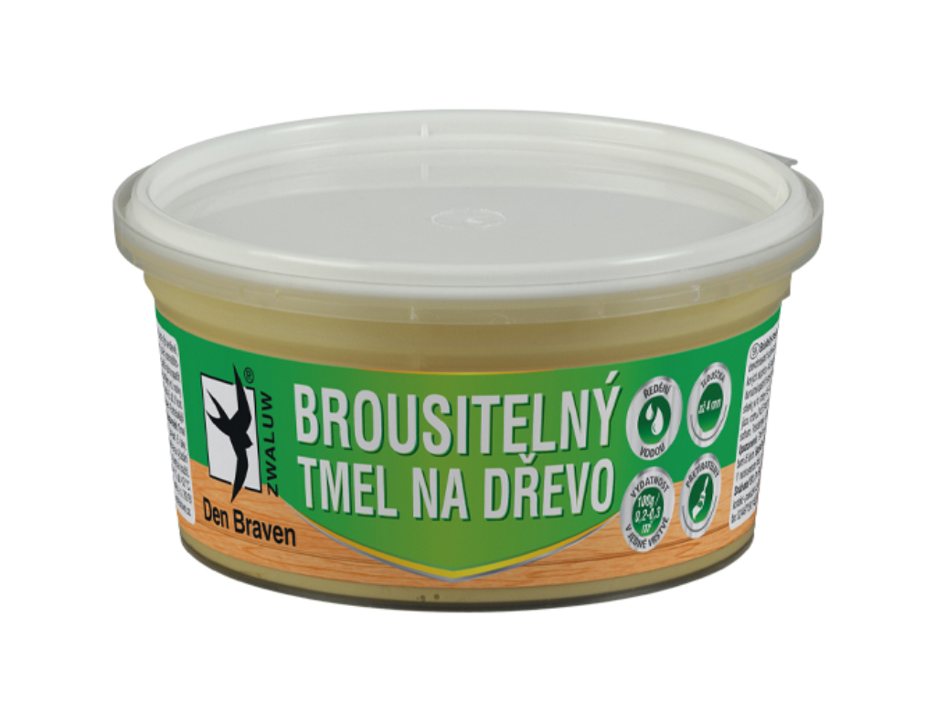 Tmel na drevo, brúsiteľný, Den Braven