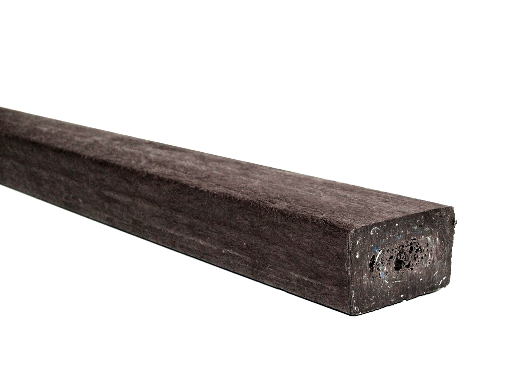 Hranol plastový, hnedá farba