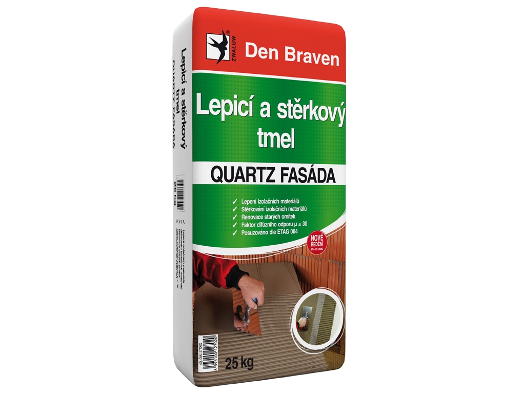 Tmel lepiaci a stierkový QUARTZ FASÁDA, Den Braven