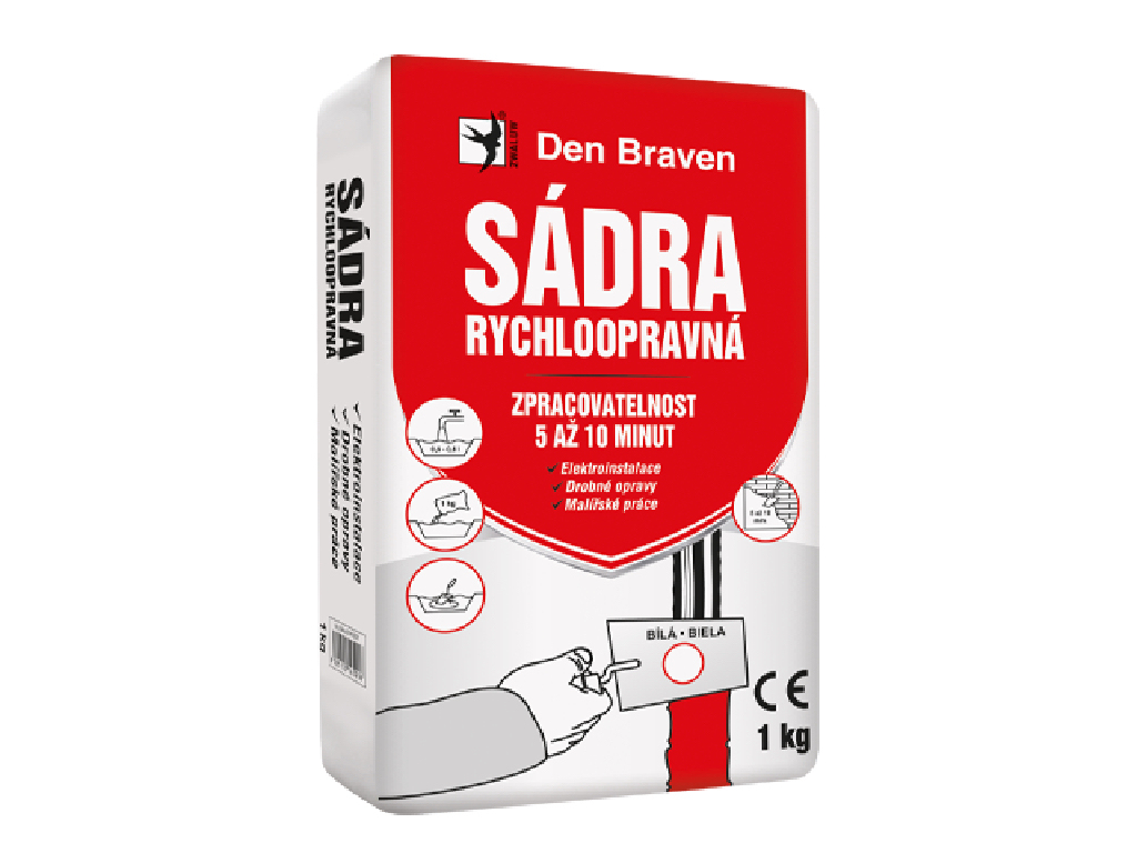Sadra rýchloopravná FAST GIPS, Den Braven