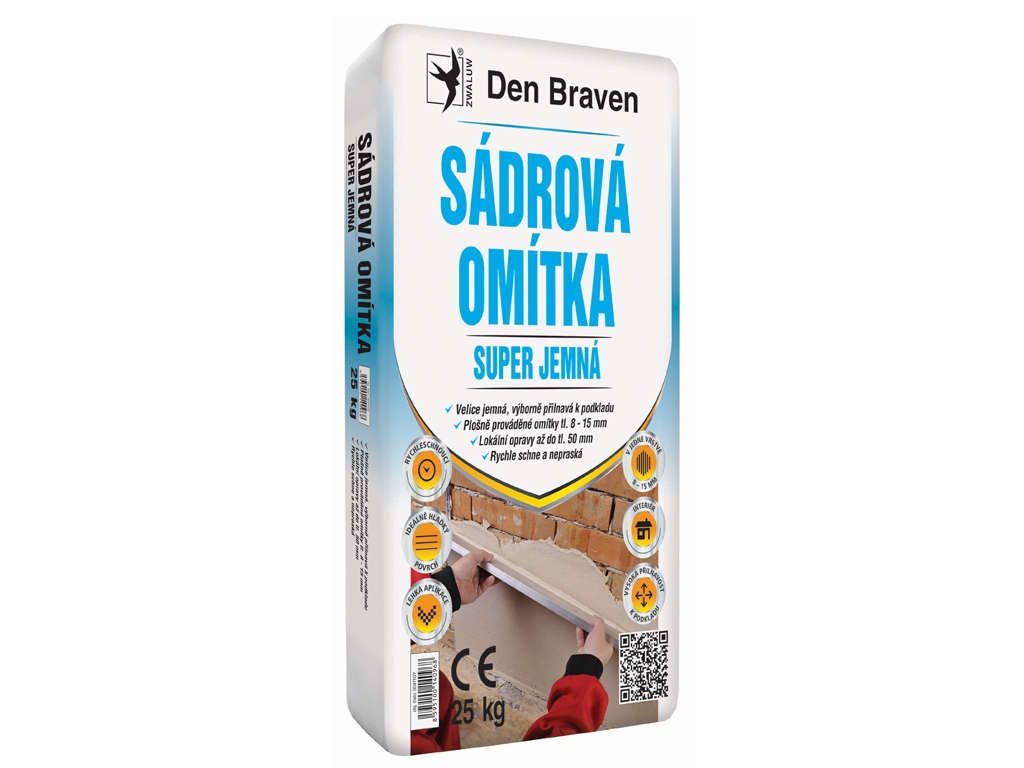 Omietka sadrová SUPER JEMNÁ, Den Braven