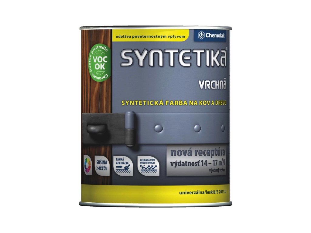 Farba syntetická, vrchná RAL 2009, S-2013