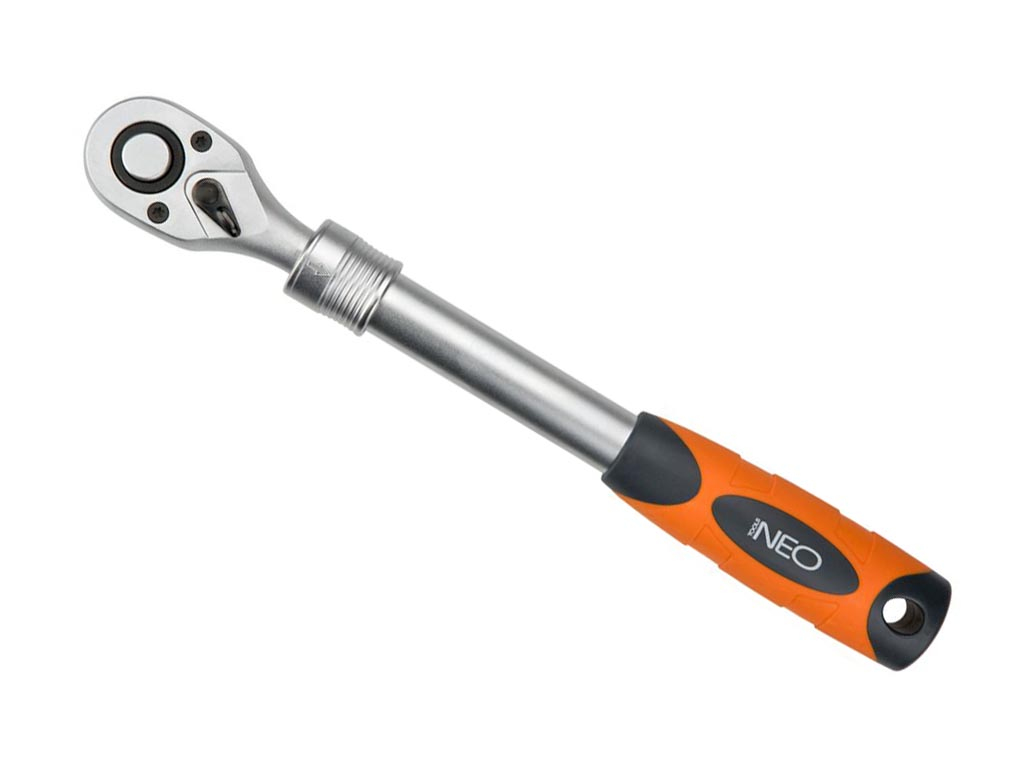 Račňa 1/2", 48 zubová s teleskopickou rukoväťou, NEO tools
