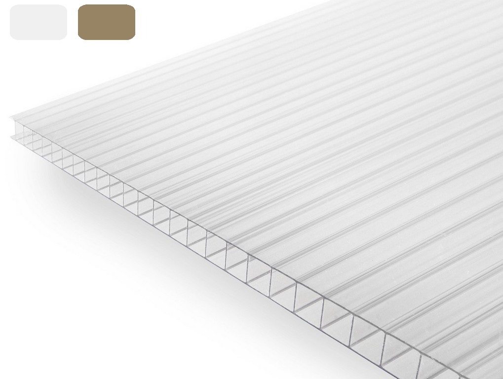 Doska strešná polykarbonátová komôrková, DUAL BOX 8,0 mm