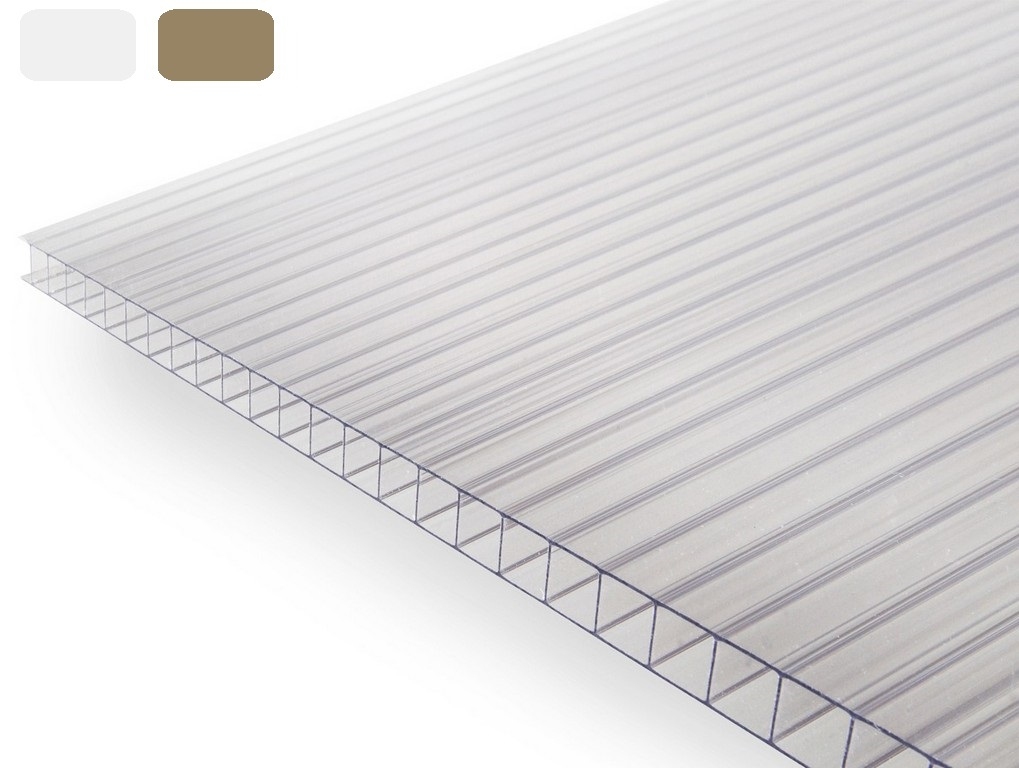 Doska strešná polykarbonátová komôrková, DUAL BOX 10,0 mm