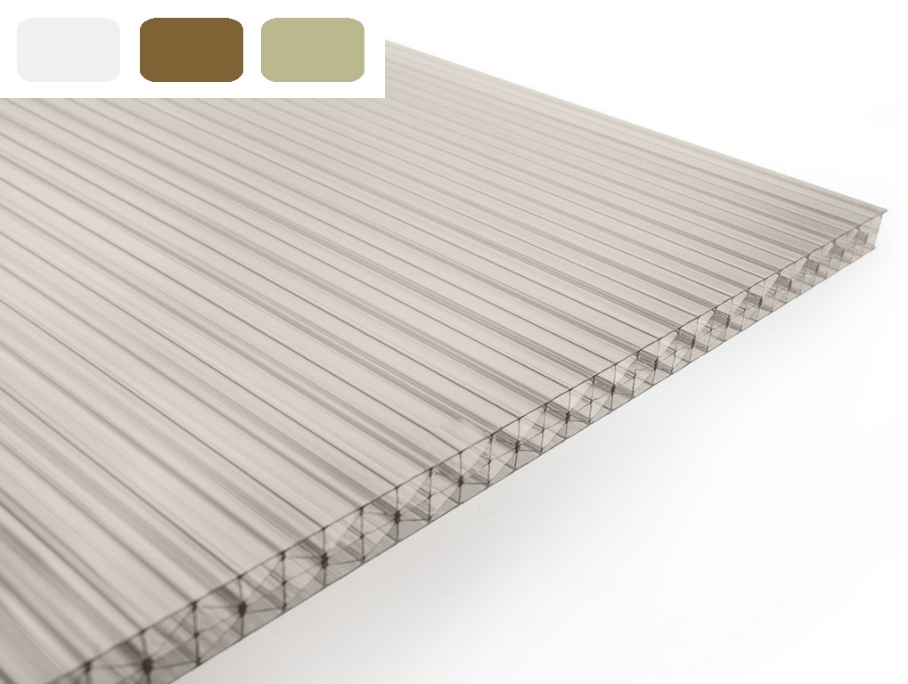 Doska strešná polykarbonátová komôrková, DUAL STRONG 10 mm