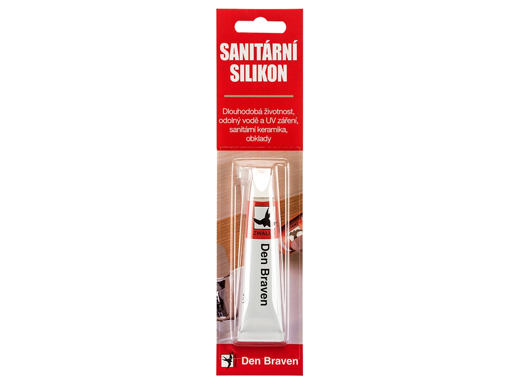 Silikón sanitárne v tube, Den Braven
