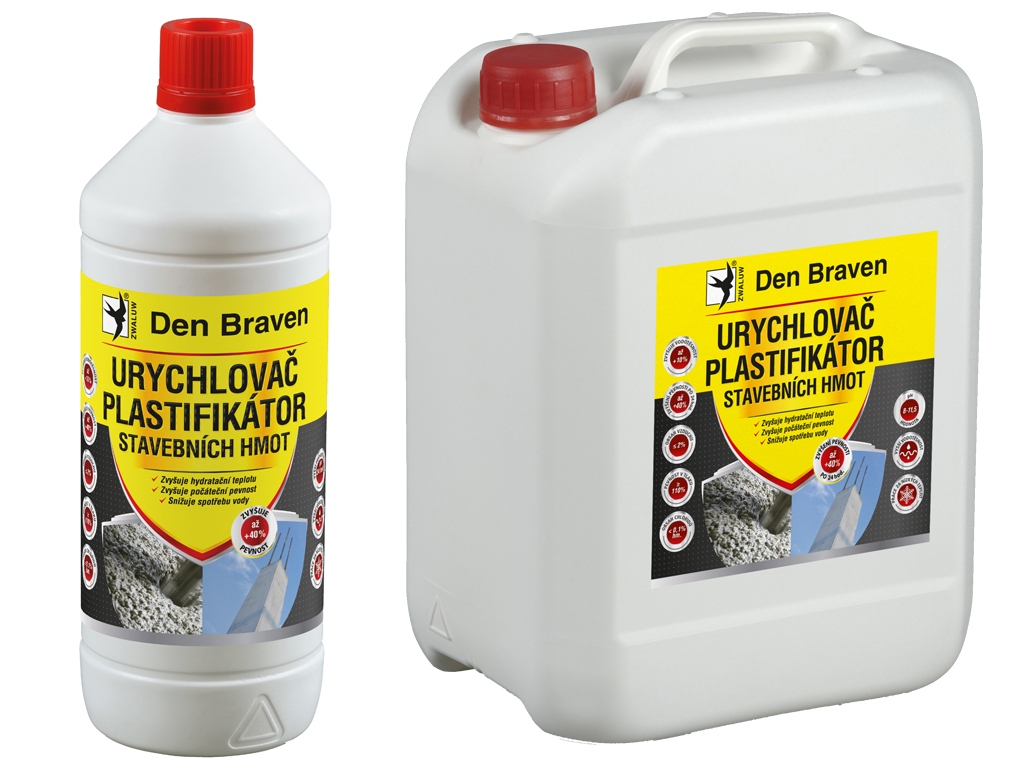 Urýchľovač a plastifikátor stavebných hmôt, Den Braven