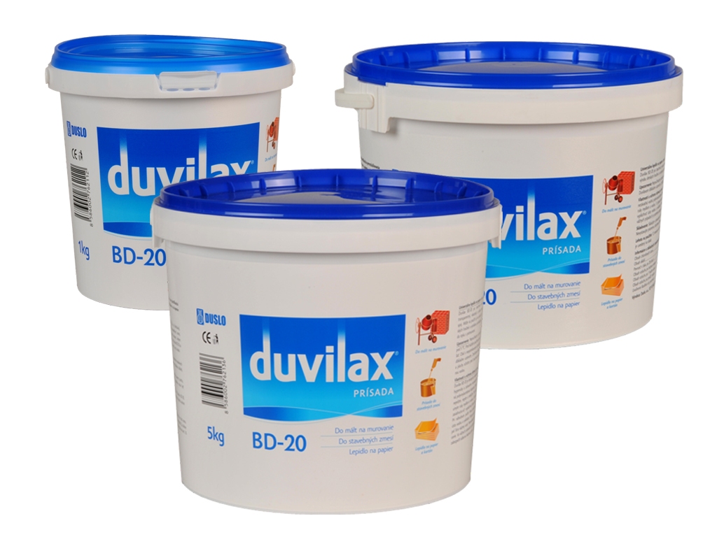 Prímes do stavebných zmesí Duvilax BD-20, Den Braven
