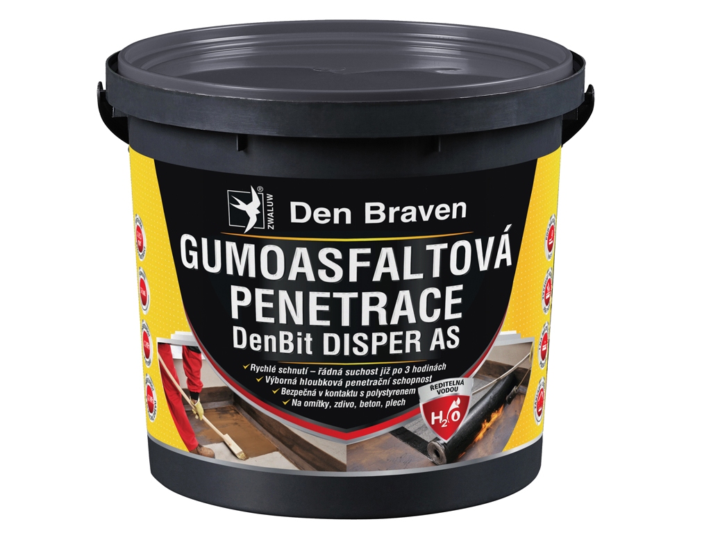 Penetrácia gumoasfaltová DenBit DISPER AS, Den Braven