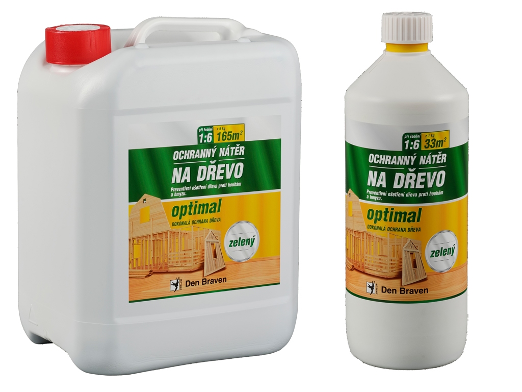 Náter na drevo ochranný OPTIMAL, Den Braven