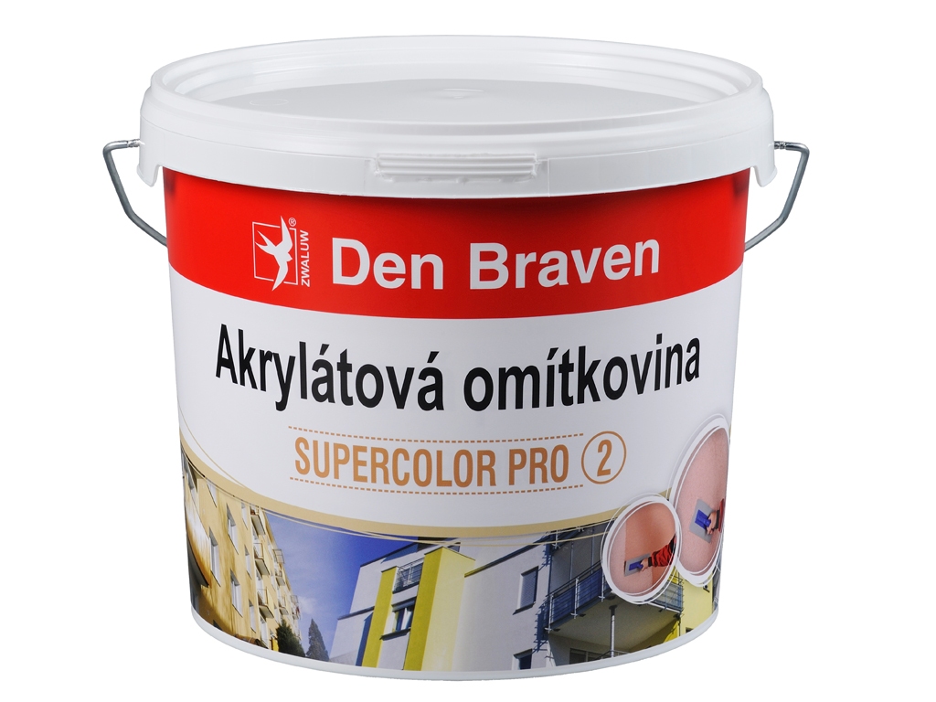 Omietkovina akrylátová drásaná (ryhovaná) zrno 1,5 mm, Den Braven