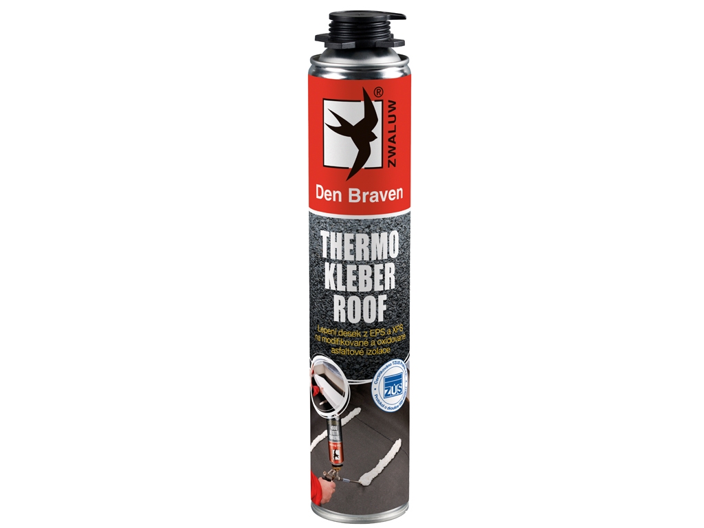 Pena pištoľová, nízkoexpanzná, Thermo Kleber ROOF, Den Braven