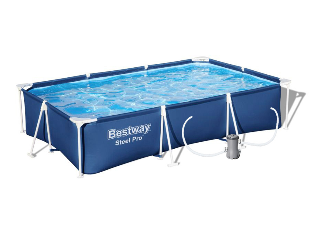 Bazén Steel Pro 3 x 2,01 x 0,66 ms kartušovou filtráciou - 56411