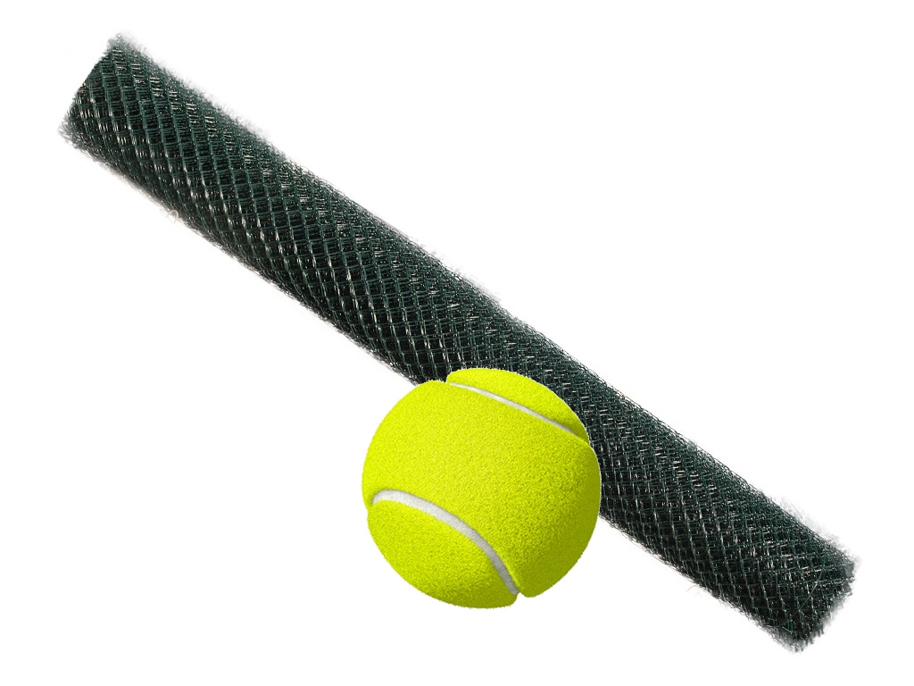 Pletivo štvorhranné tenisové nezapletené, poplastované, zosilnený drôt 1,9/3,0 mm