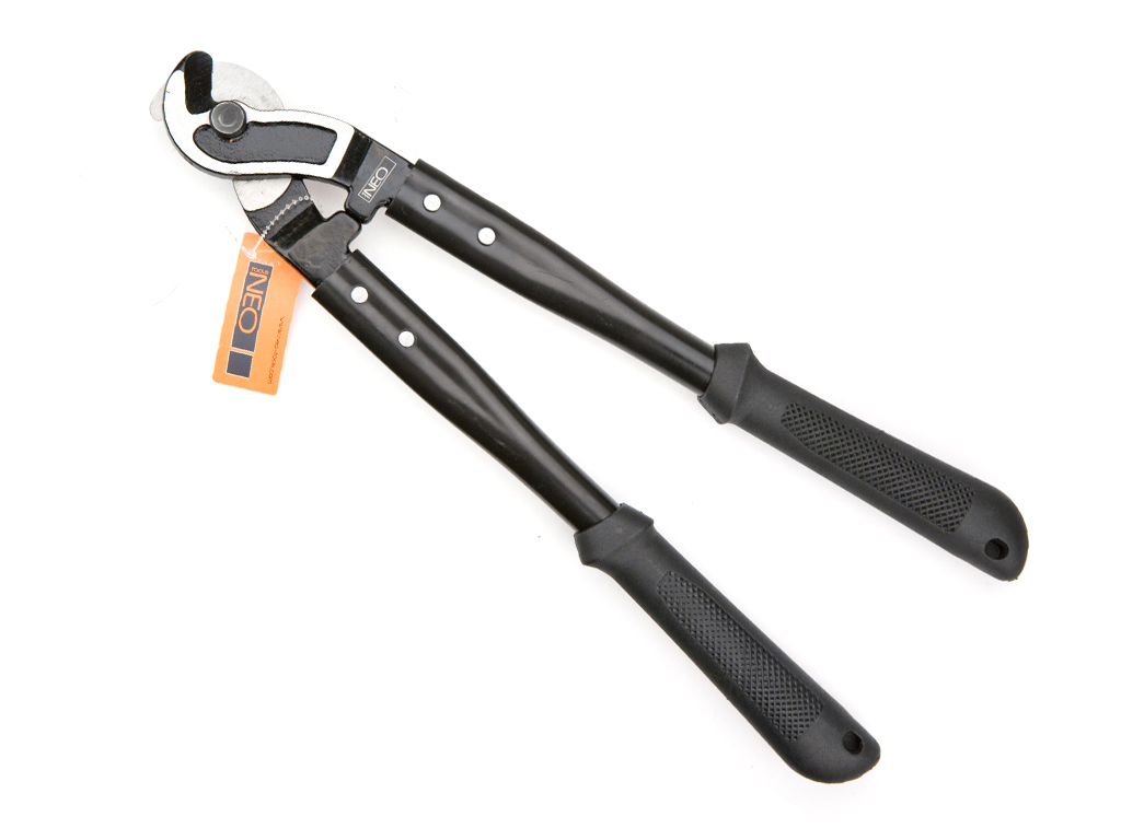 Kliešte štiepacie káble Al,Cu pákové, NEO tools
