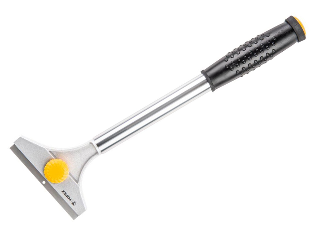Škrabka na staré omietky, plechová