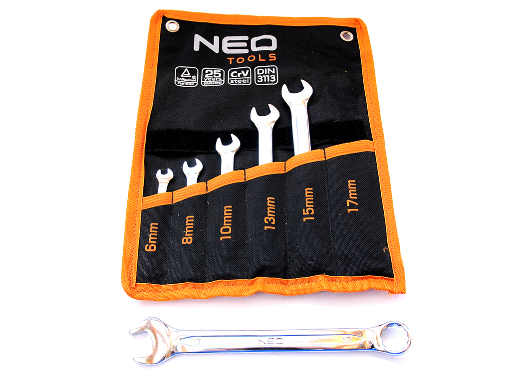 Sada očkoplochých kľúčov, výrobca NEO tools