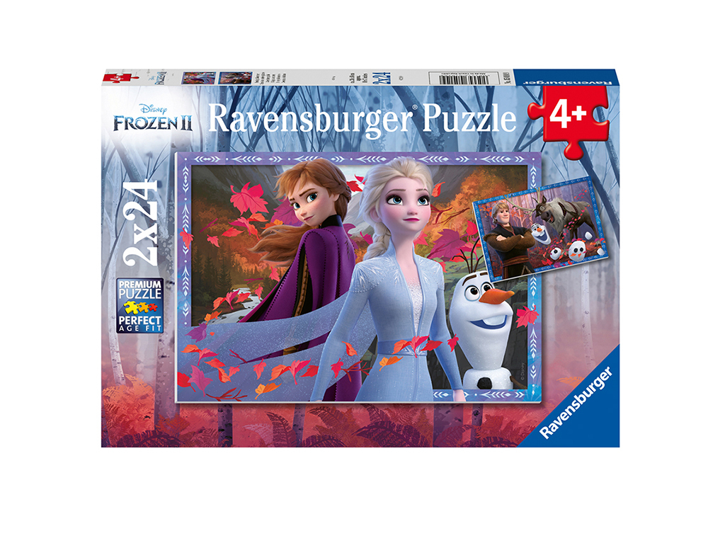 Puzzle Disney Ľadové kráľovstvo 2 2x24 dielikov