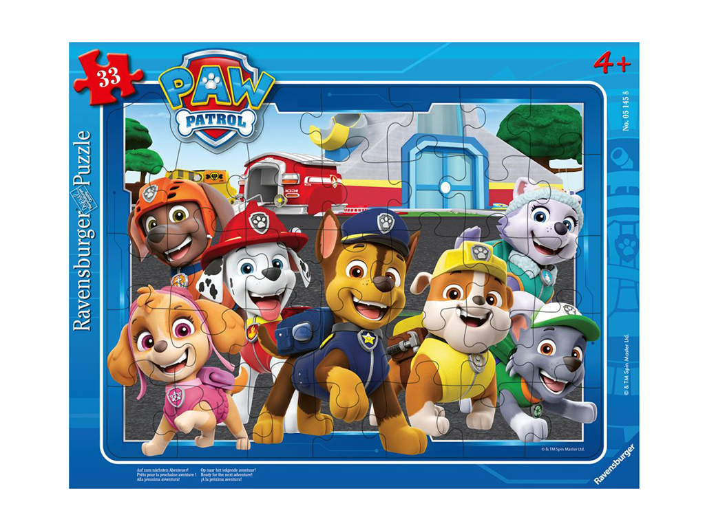 Puzzle Labková patrola 33 dielikov