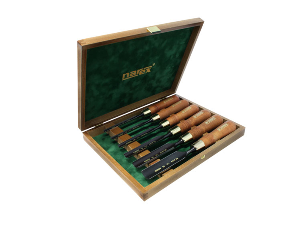 Sada dutých dlát PREMIUM v kazete, WOOD LINE PLUS, Narex