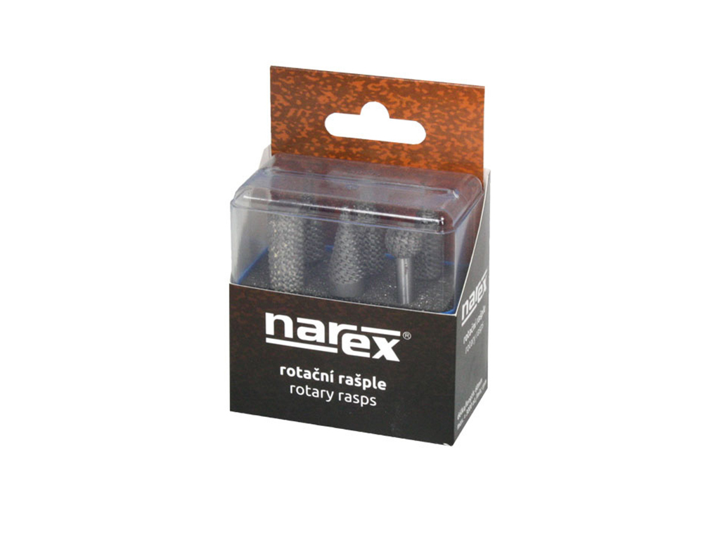 Sada rotačných rašplí, Narex