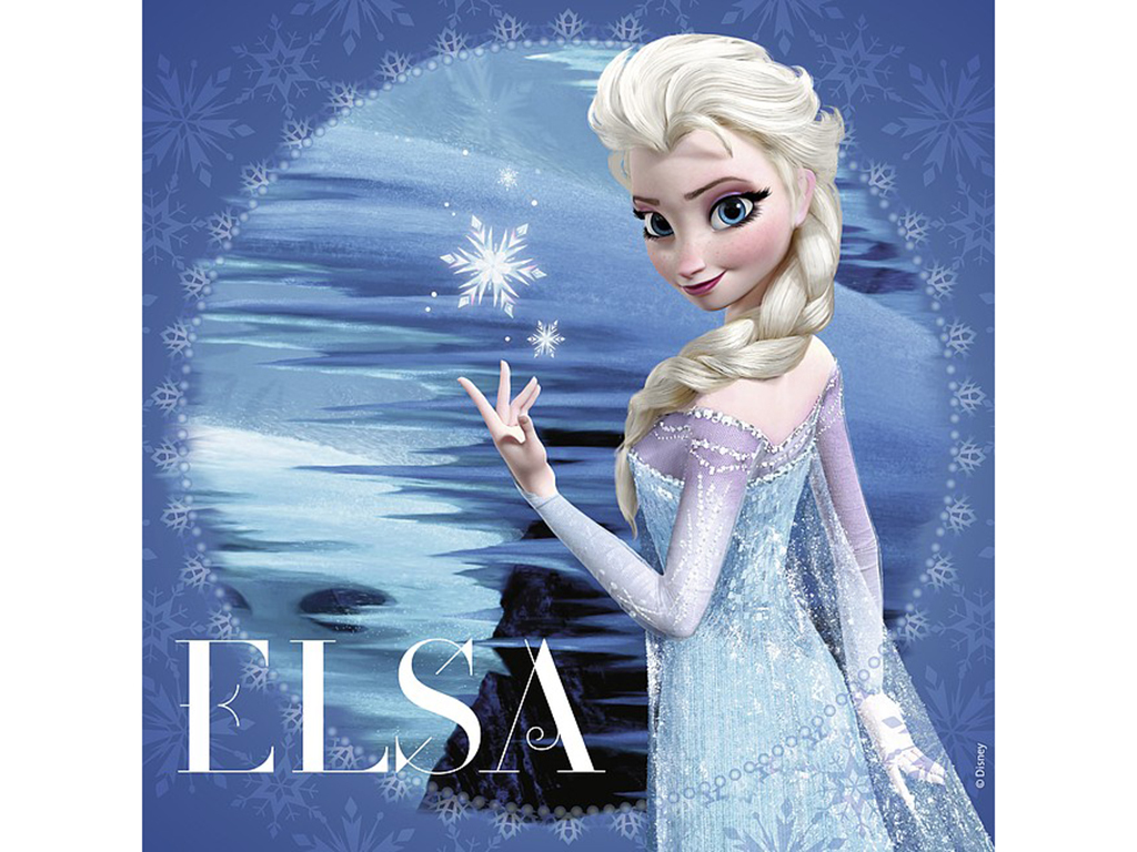 Puzzle Ľadové kráľovstvo Elsa 3x49 dielikov