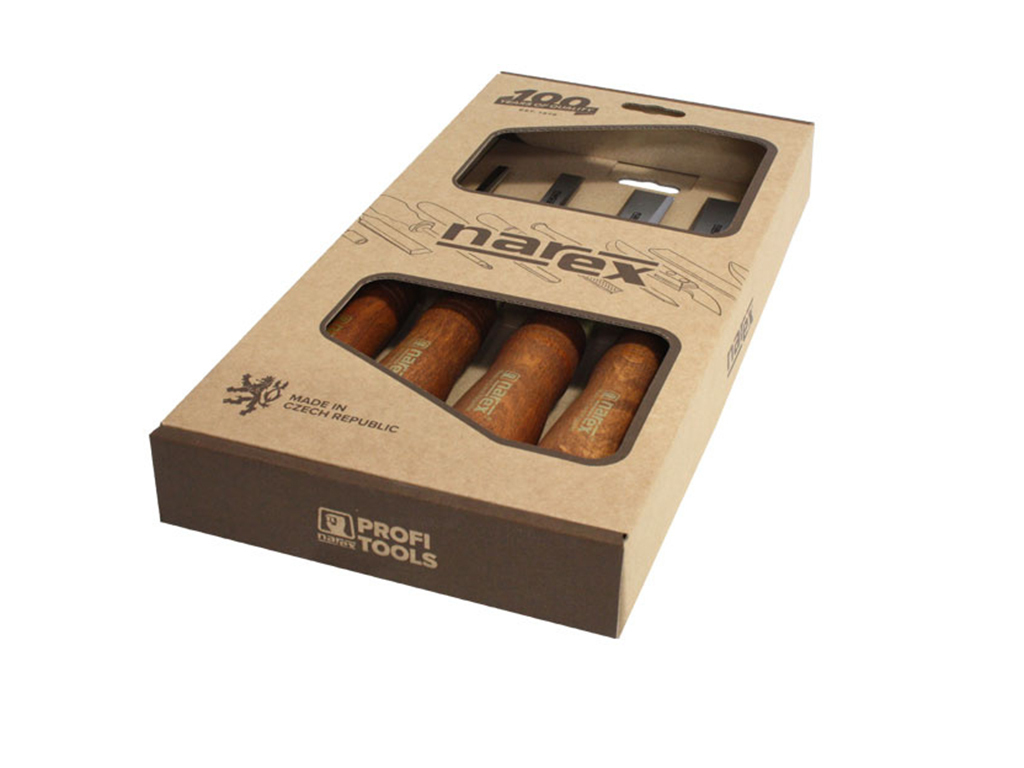 Sada plochých dlát PREMIUM, WOOD LINE PLUS, Narex