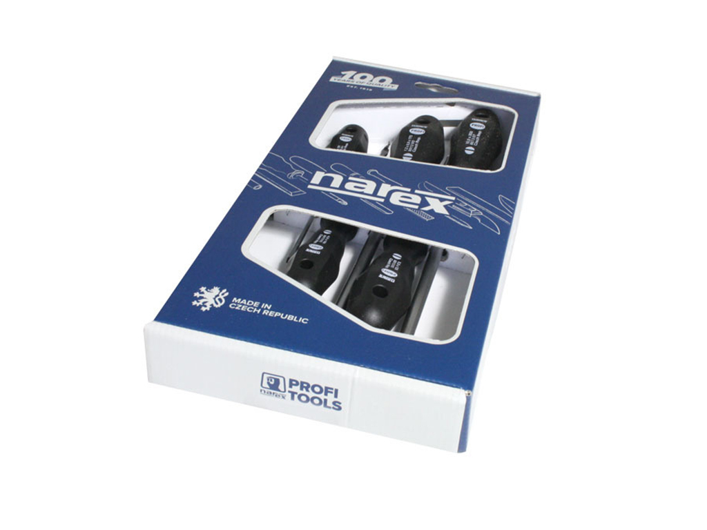 Sada plochých skrutkovačov, PROFI LINE, Narex