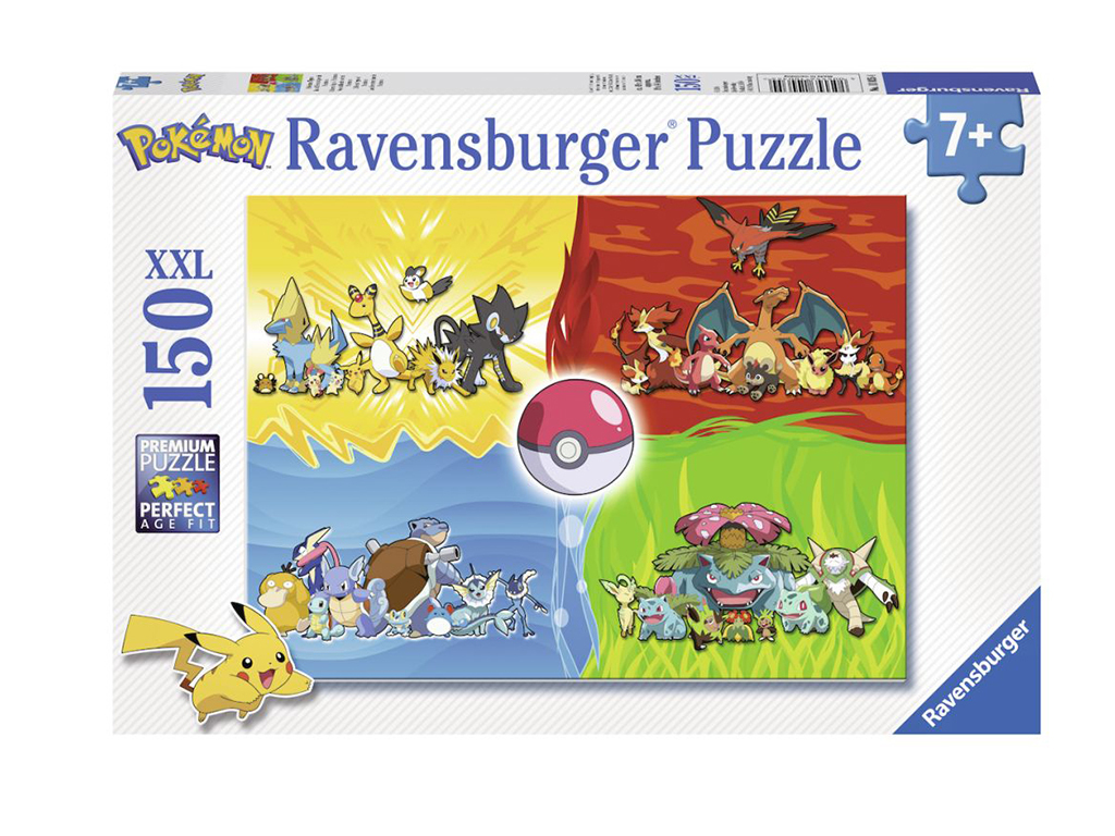 Puzzle druhy Pokémonov 150 dielikov