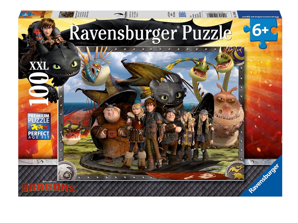 Puzzle Ako vycvičiť draka 2 100 dielikov