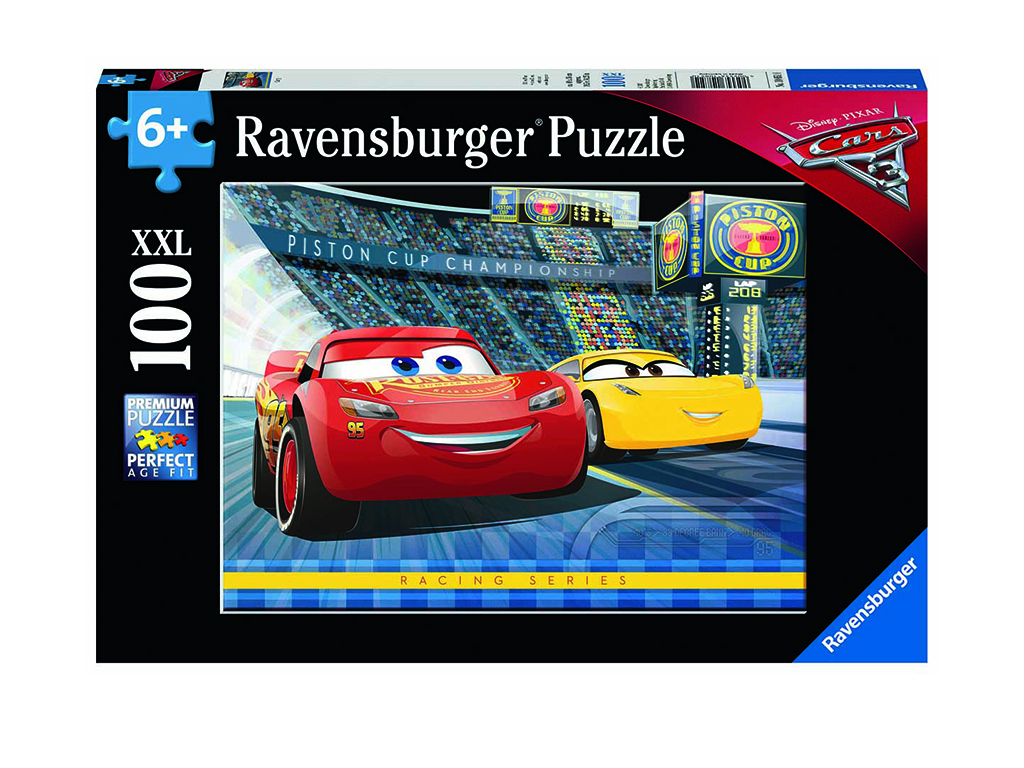 Puzzle Cars 3, 100 XXL dielikov