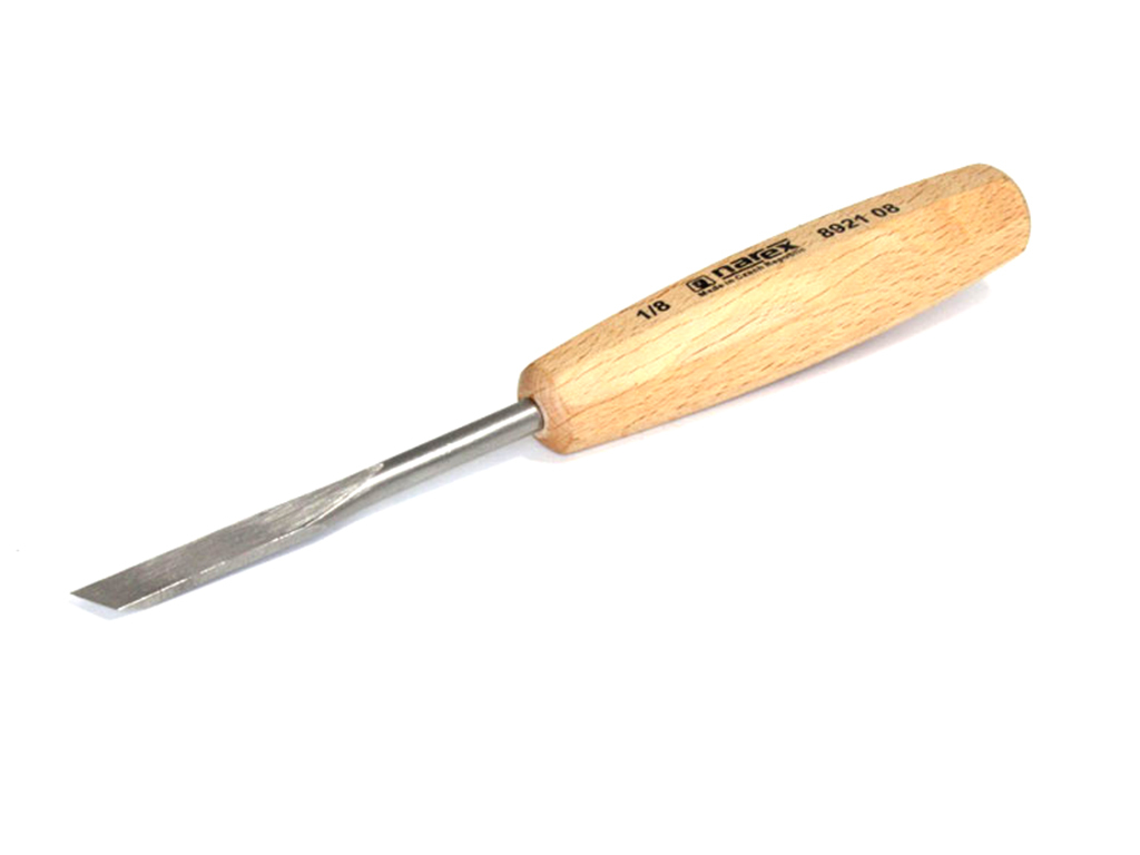 Dláto rezbárske ploché šikmé, WOOD LINE STANDARD, Narex