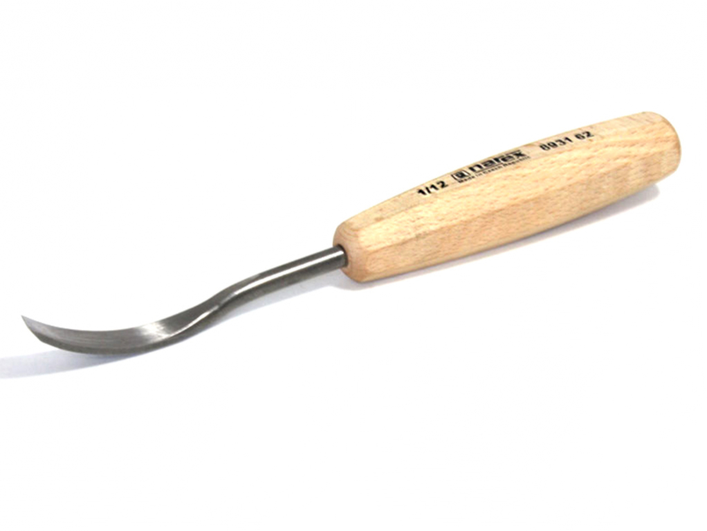 Dláto rezbárske ploché šikmé, prehnuté, WOOD LINE STANDARD, Narex