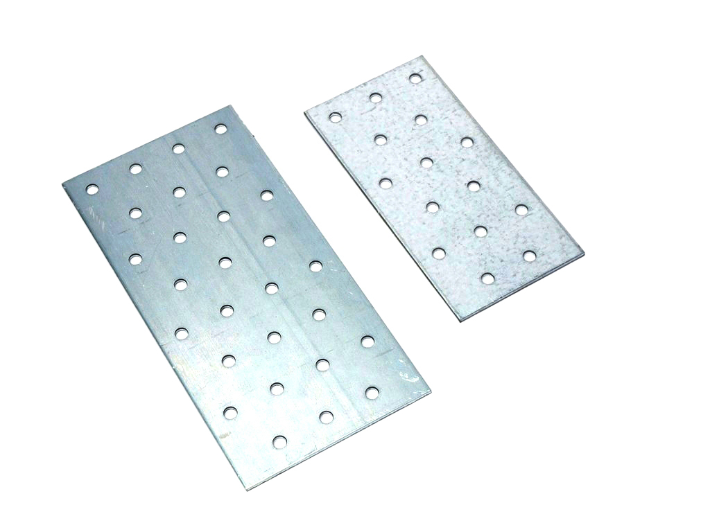 Plech spojovací pozinkovaný, otvory pr. 3 mm/5mm