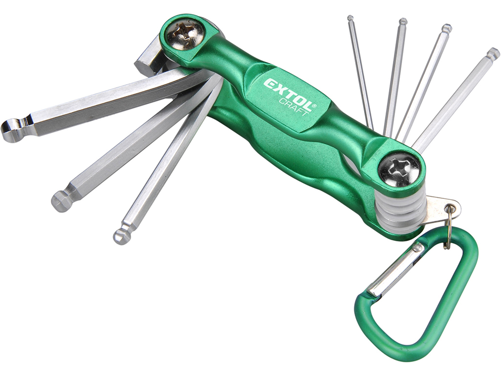 Multikľúč IMBUS s guľôčkou, 1,5-6 mm, EXTOL CRAFT