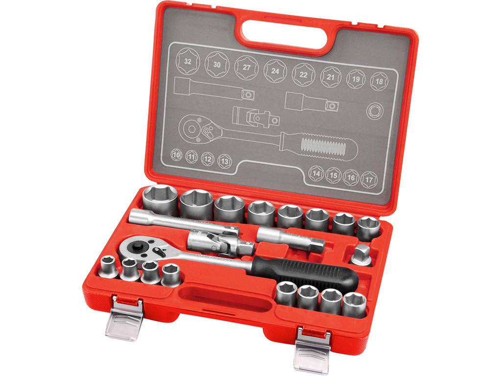 Gola sada 1/2", 21 dielov, EXTOL PREMIUM