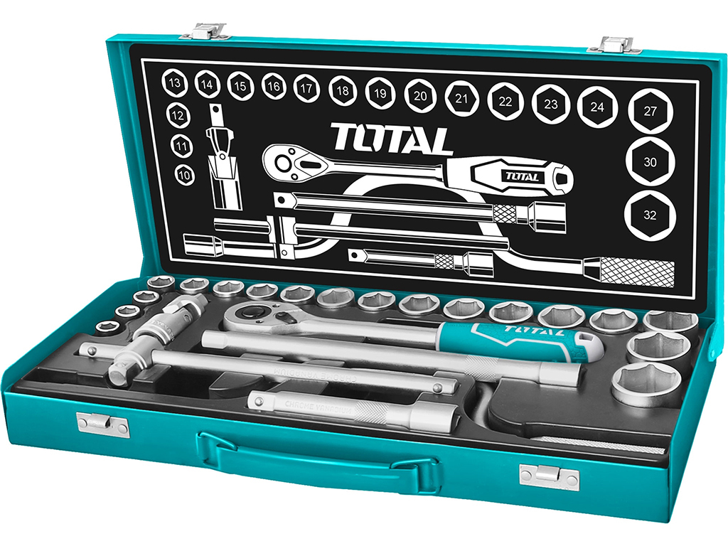 Gola sada 1/2", 24 dielov, TOTAL