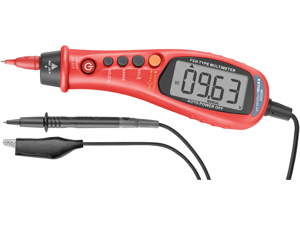 Multimeter digitálny, ceruzka, EXTOL PREMIUM