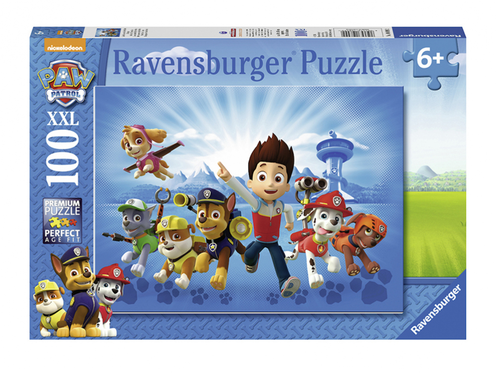 Puzzle Labková patrola, 100 XXL dielikov