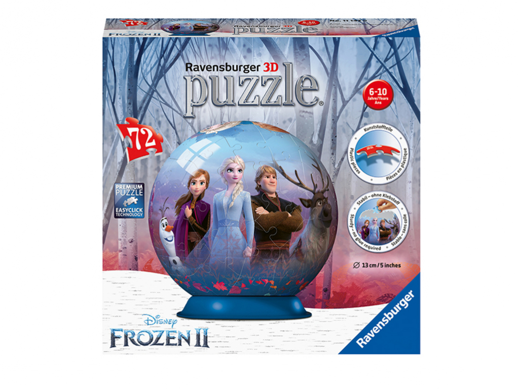Puzzle-ball Disney Ľadové kráľovstvo 2, 72 dielikov
