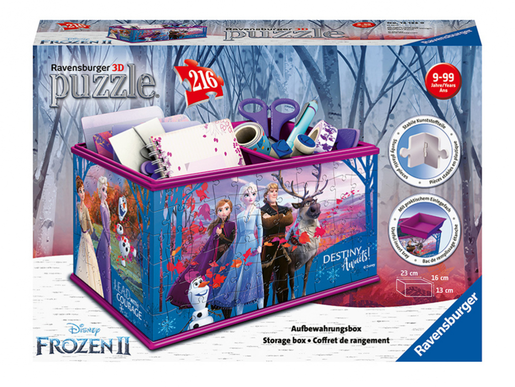 3D puzzle úložná krabica Frozen 216 dielikov