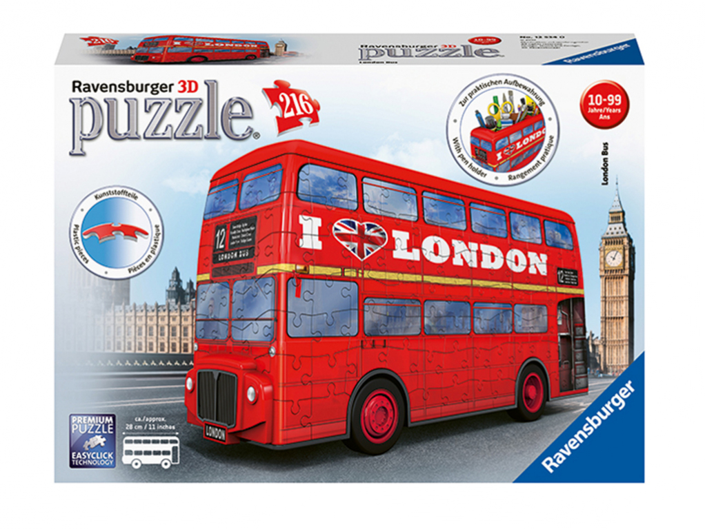 3D puzzle Londýnsky autobus 216 dielikov