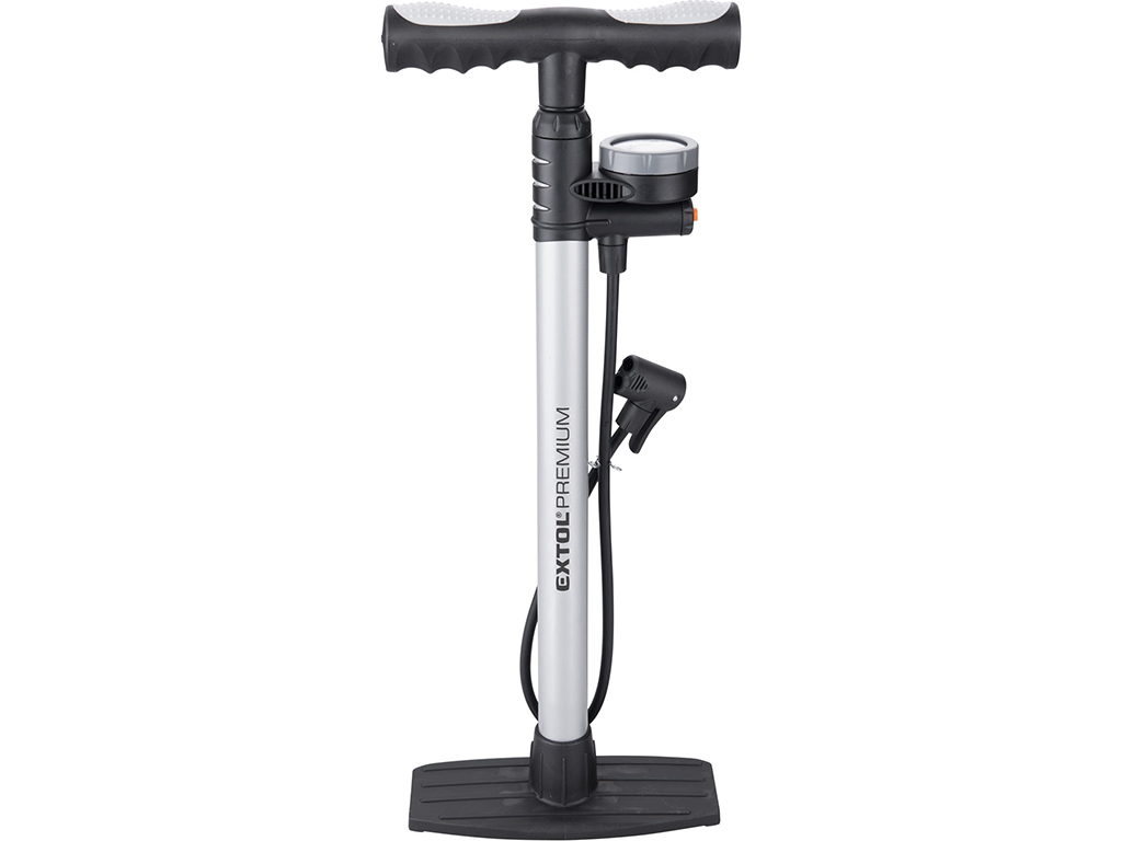 Pumpa na bicykel s manometrom, EXTOL PREMIUM